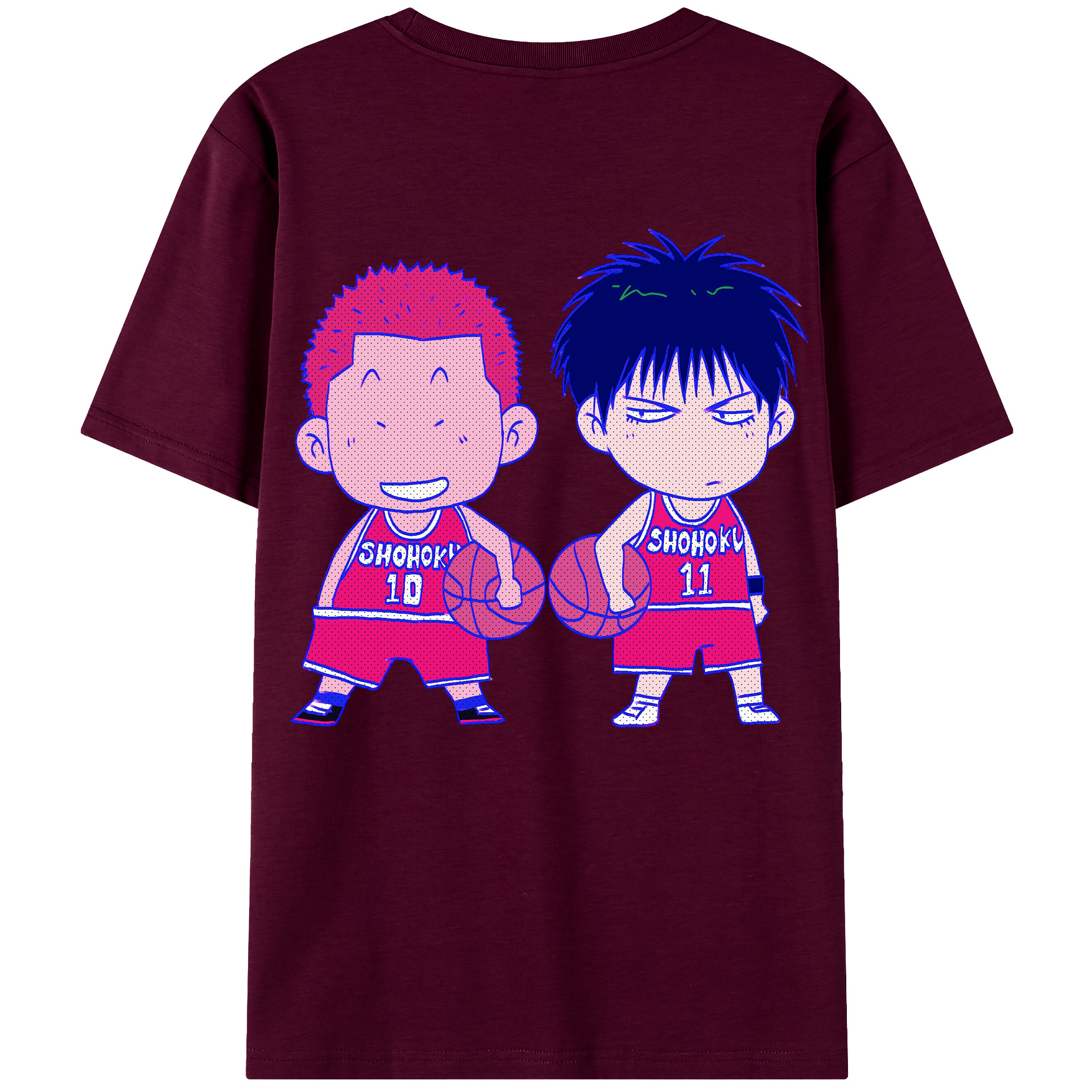 （画像用） SLAM DUNK／スラムダンク レディース半袖Tシャツ(バックプリント)